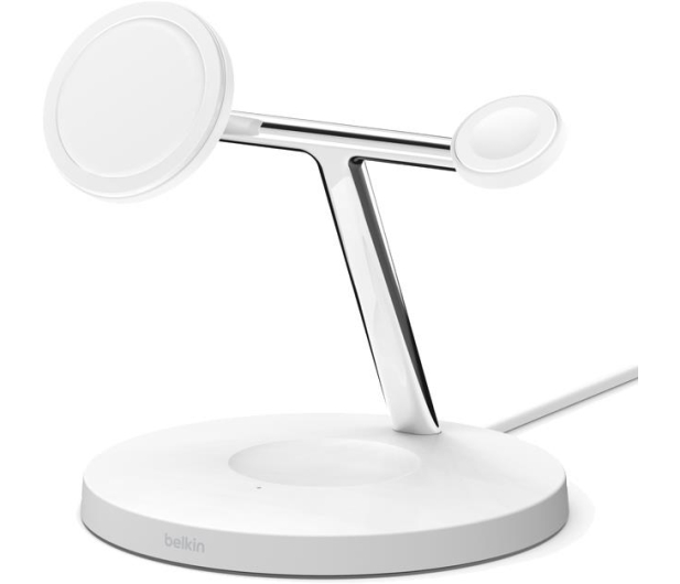 BELKIN Bezprzewodowa podstawka ładująca BOOST CHARGE PRO 3w1 MagSafe biała WIZ017vfWH - 1127898 - zdjęcie 2